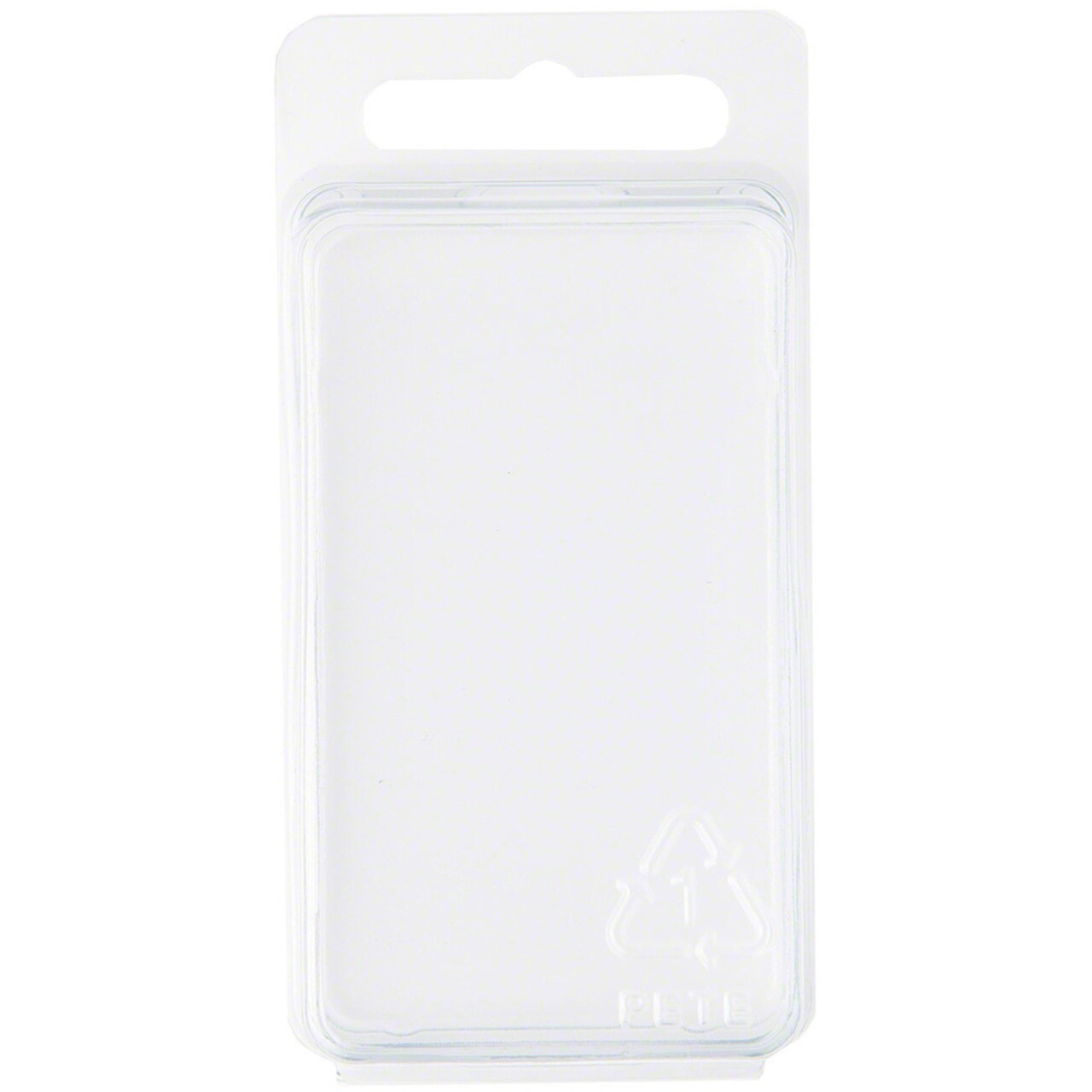 Collecting Warehouse Clear Plastic Clamshell Package / Storage Container, 2.81" H x 1.63" W x 0.75" D